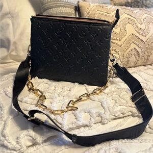 Black Designer Crossbody Bag